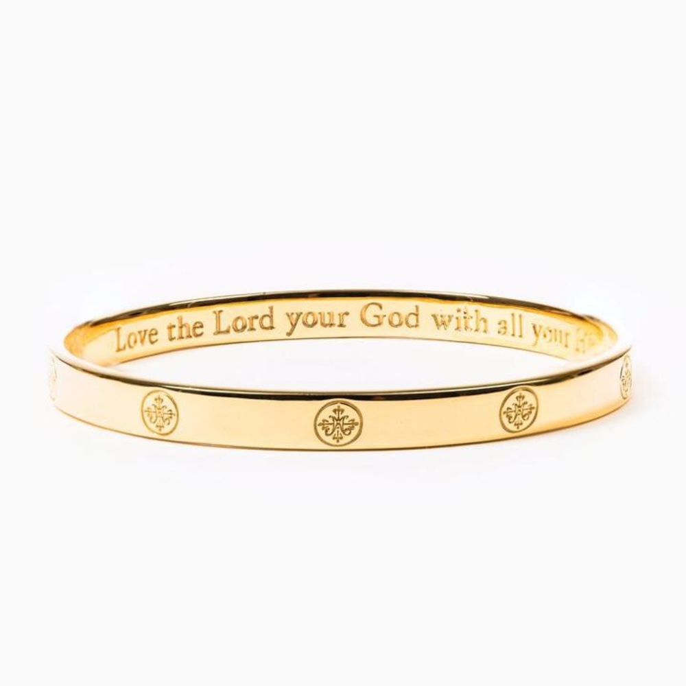 My Saint My Hero gold bangle BRAND NEW